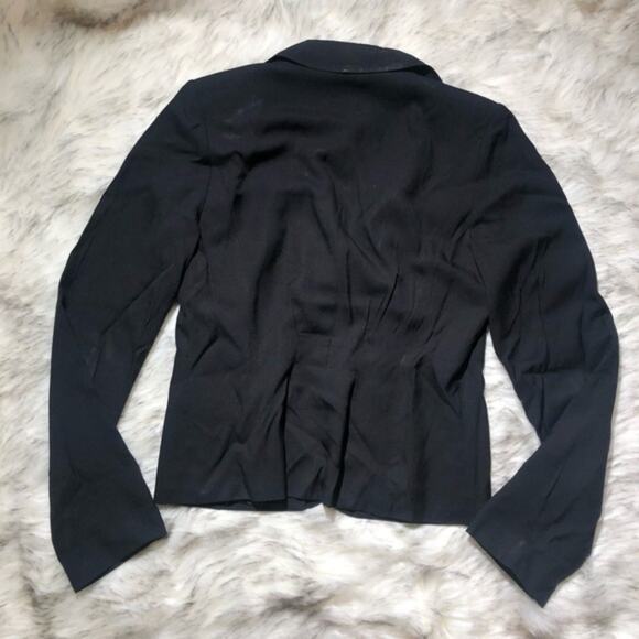 Nordstrom Halogen black work office blazer size 4 - Picture 6 of 6